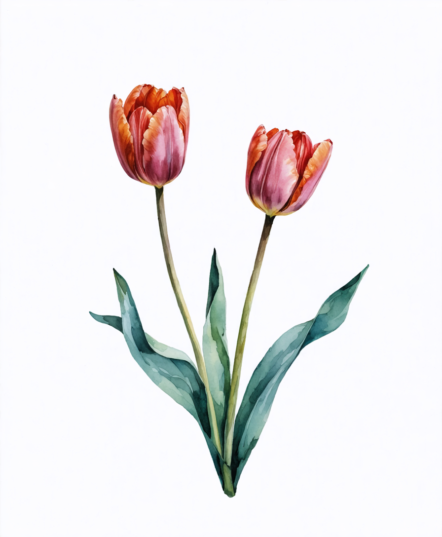 Peony Watercolor Wall Art