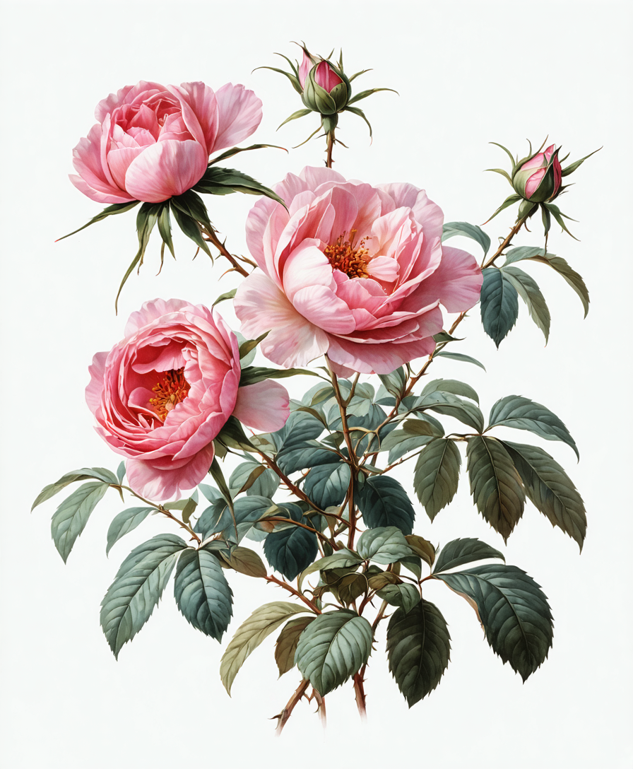 Peony Watercolor Wall Art